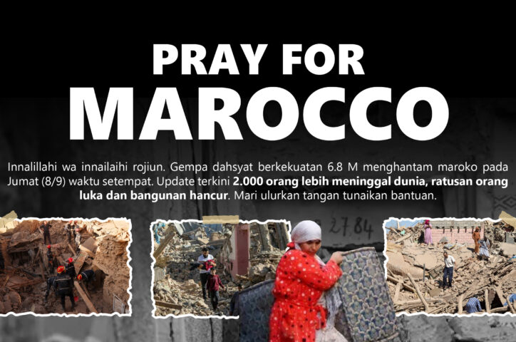 Bantu Penyintas Gempa Maroko